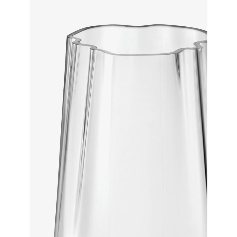 Lagoon Hurricane Candle Holder, 13.75" H x 7.75" W x 7.75" D, Clear