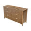 Tammie 6-Drawer Reclaimed Pine Dresser, Brown