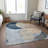 Machine Washable Indoor/Outdoor Cicel ACN1140 Sky Rug-109489622