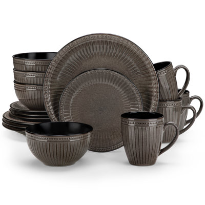 Porcelain China Dinnerware Set 16 Piece - Service for 4
