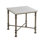 Ocean Breeze Flagler Square Marble Top End Table