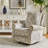 Adella 34'' W Rocking Swivel Nursery Recliner-75660724