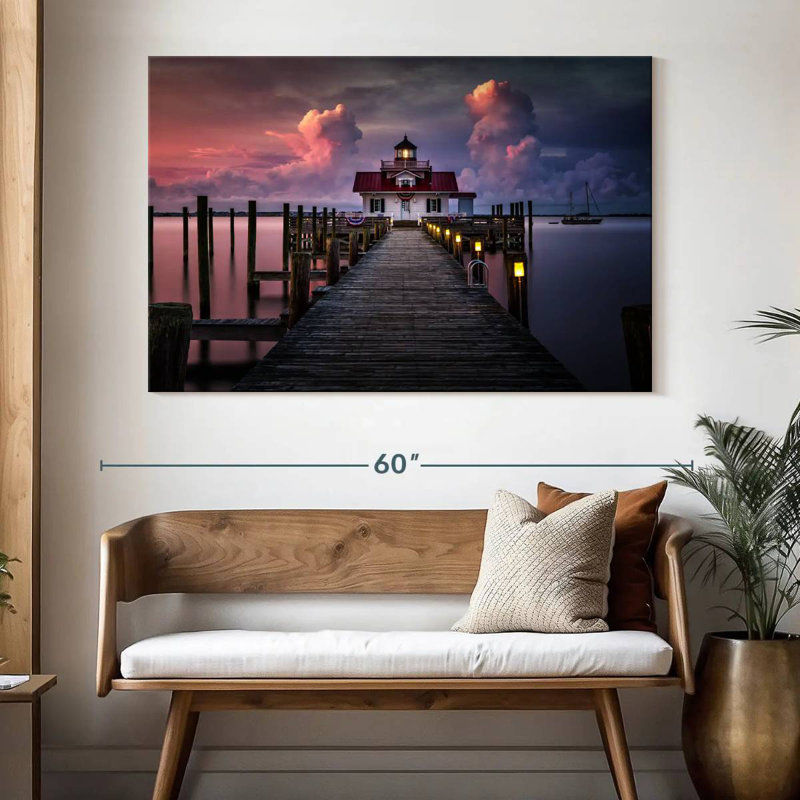 Aletra Manteo Lighthouse, 34" H x 51" W