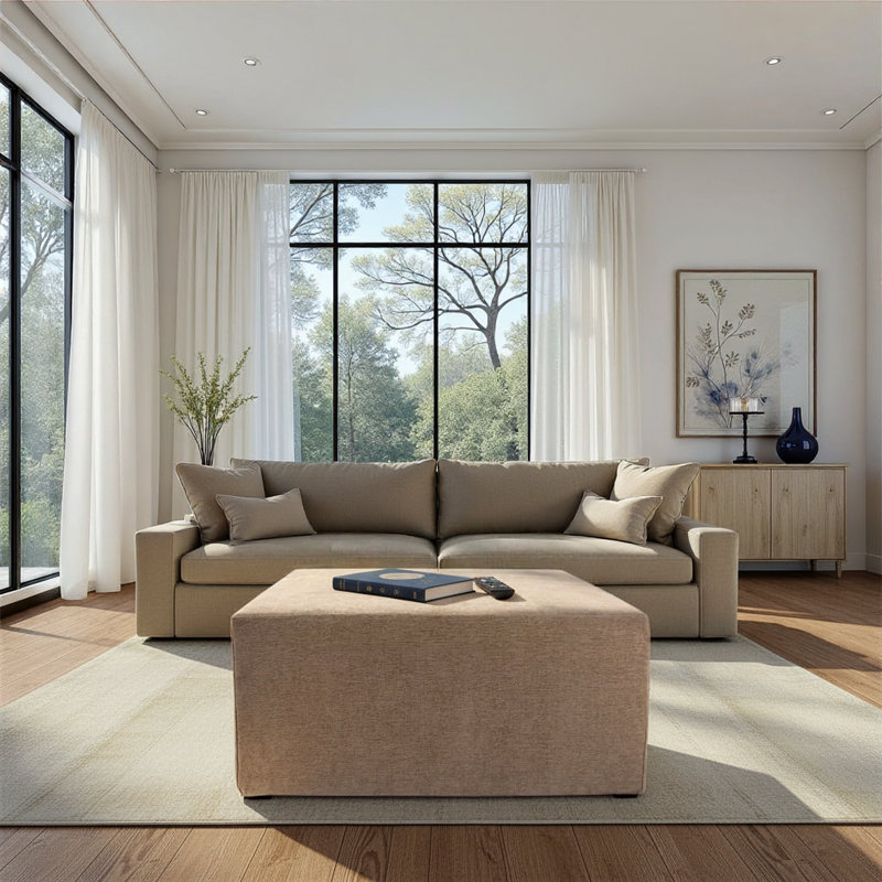 Repose-pieds Glenmore Sand Universal, Brun
