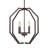 Gabilan 4 - Light Dimmable Geometric Chandelier