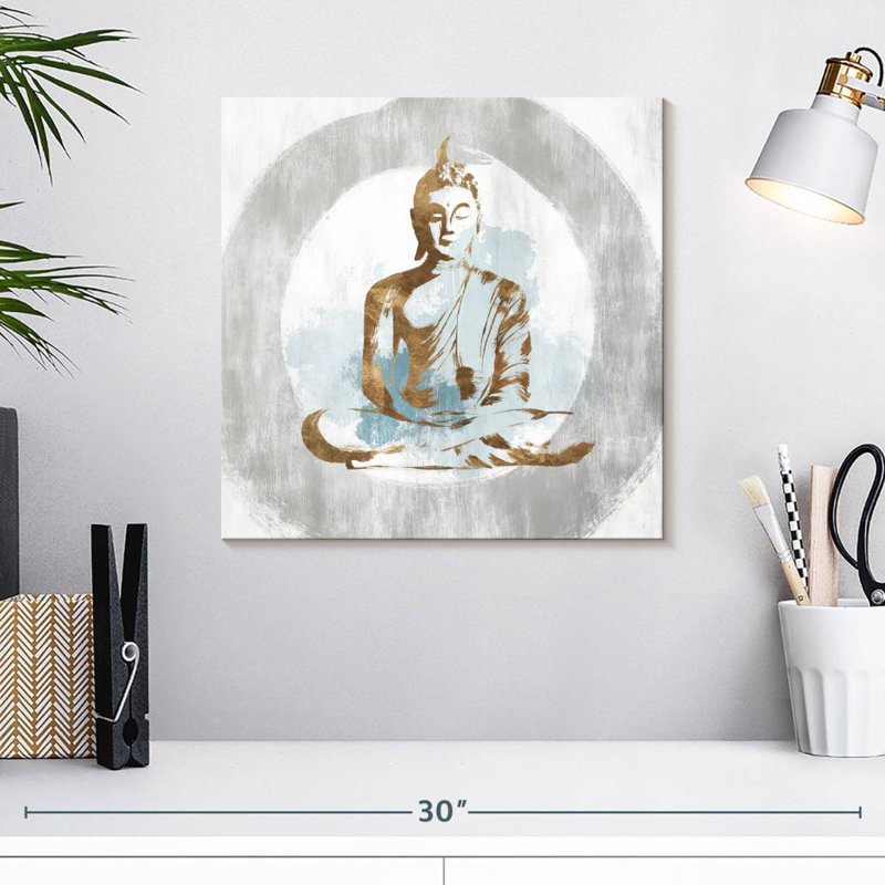 Bouddha Leisha II, H 16 po x l 16 po