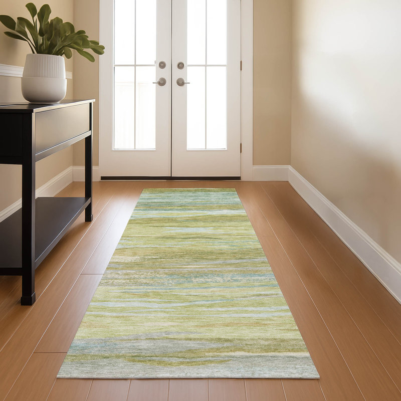 Premium Machine Washable Alaina AMF1933 Waves Rug, Runner 2'3" x 7'6"