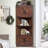 Tall Corner Storage Cabinet with Barn Door and Adjustable Shelves-171405532