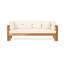 Lit de jour convertible pour l'extérieur - Bois et literie hydrofuge Long Beach Water - Coussin