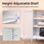 Armoire d'appoint en métal à 2 portes de 41,3 po de hauteur Wakeeny-118406748