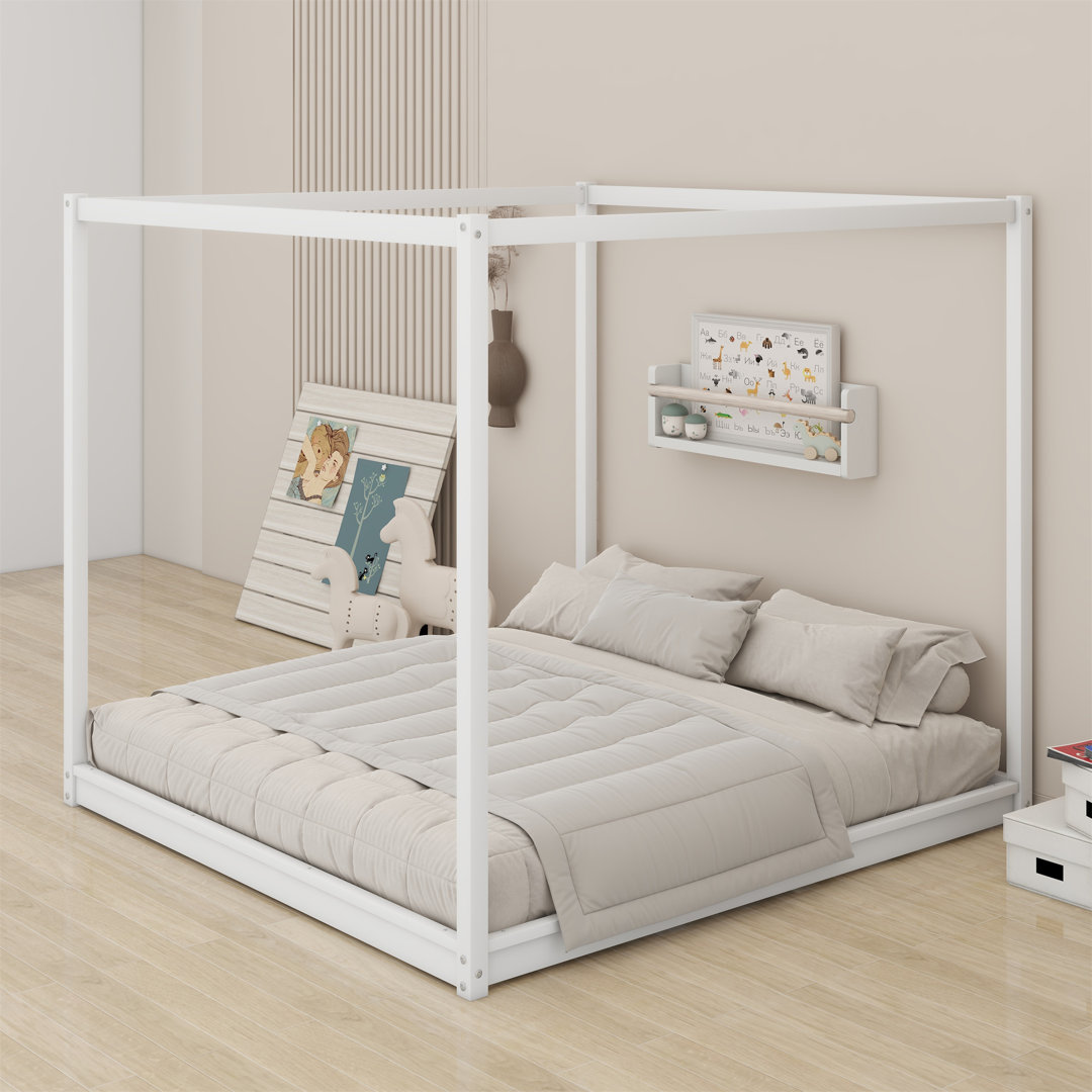 Abdulaziz Canopy Bed Red Barrel Studio® 