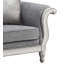 Causeuse en tissu Florian avec 3 coussins