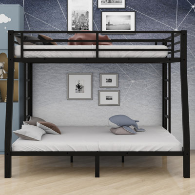 Space Saving Metal Bunk Bed For Teens Adults Noise Reduced