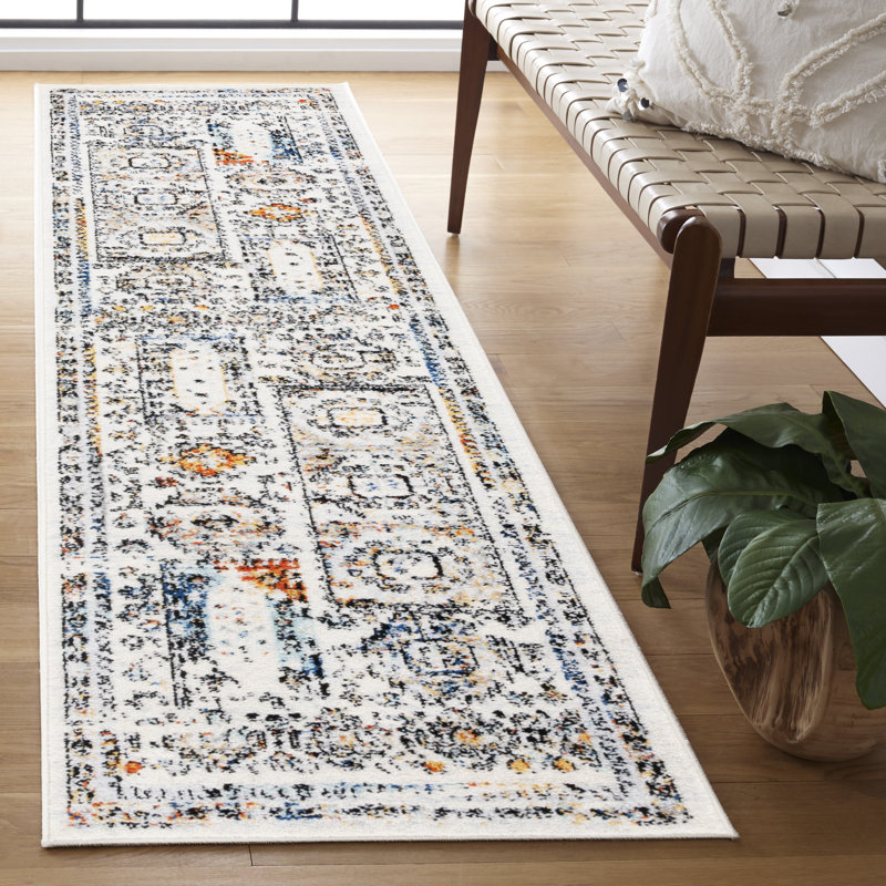 Davied Tulum Performance Oriental Rug, Runner 2' x 8'