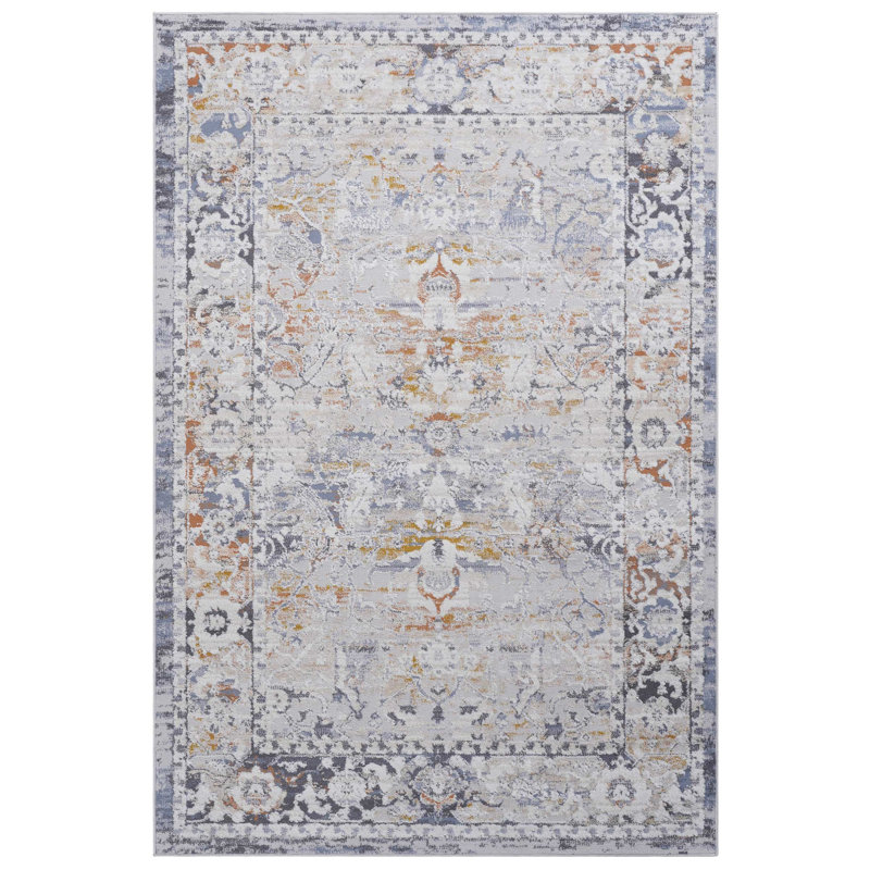 Tapis 6x9 / gris, Rectangle 6 pi 8 po x 7 pi 11 po
