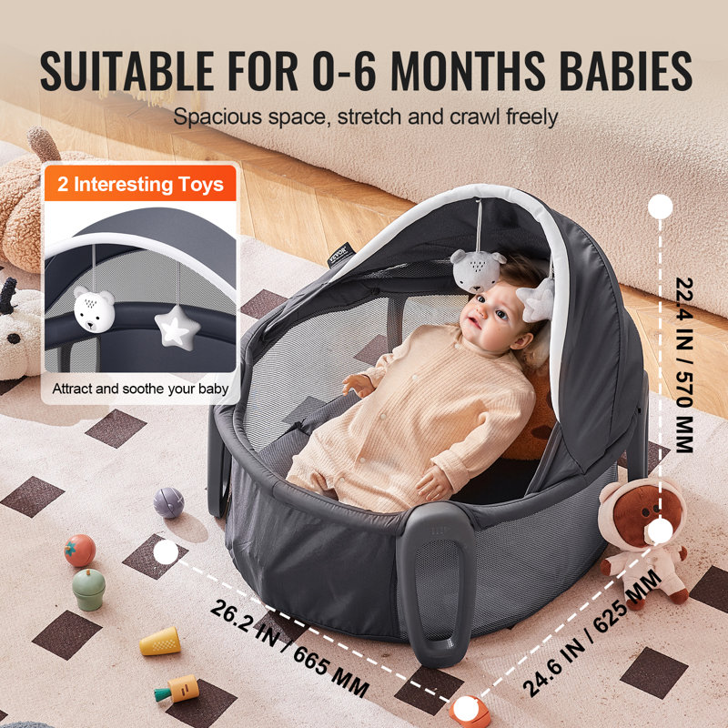 Dôme pour bébé pliable et portable On-The-Go Ebern Designs