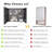 LED bathroom medicine cabinet with single-color white light ,Anti-fogging ,Easy to install Aluminum cabinet.(31.50*23.62 Two Door)