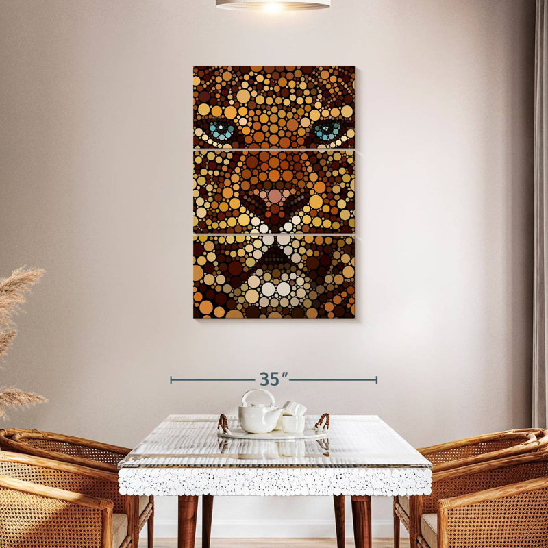 Brampt Digital Leopard, 45" H x 28" W