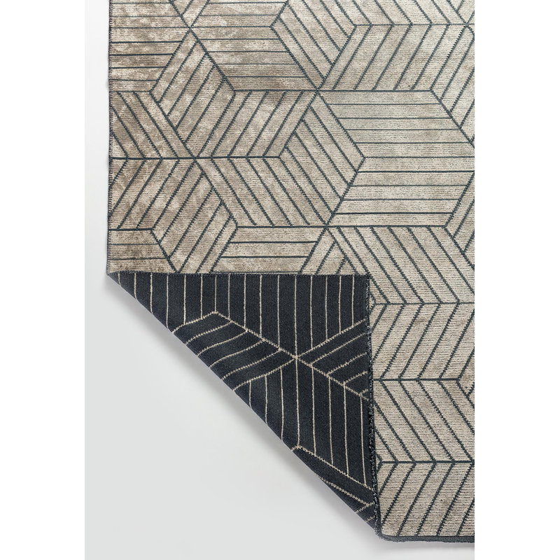 Rapture Geometric Shapes Area Rug, Rectangle 9'10" x 14'