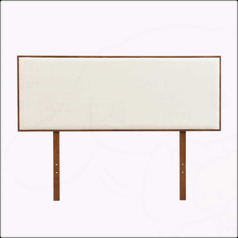 Tête de lit réglable en bambou, Beige, Grand