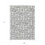 Tapis intérieur lavable à motif géométrique 9 pi x 12 pi gris