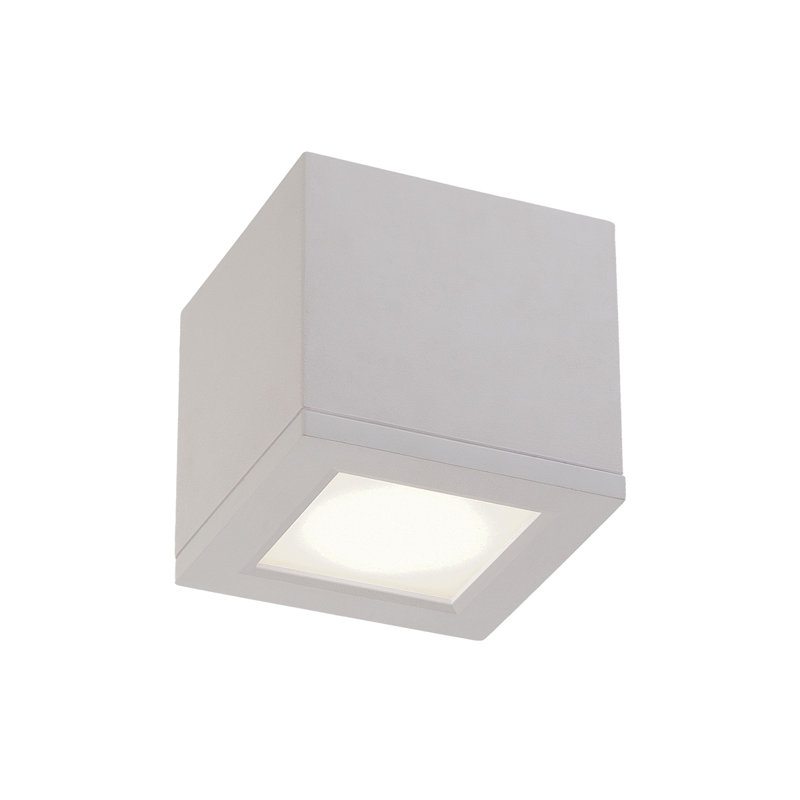 Rubix 1 - Light LED Flush Mount, 5" H x 5" W x 5" D, White