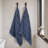 Milo Smart Twist Viscose Cotton Blend Medium Weight Quick Dry Solid Ribbed Face Towels-106691652-112602298