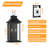 Outdoor Wall Light With Durable Metal & Clear Glass For E12 Bulb-1137266857