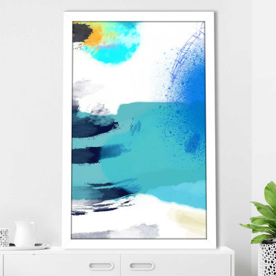 «Dream with Me II» par Ruth Fromstein - peinture sur toile à cadre flottant