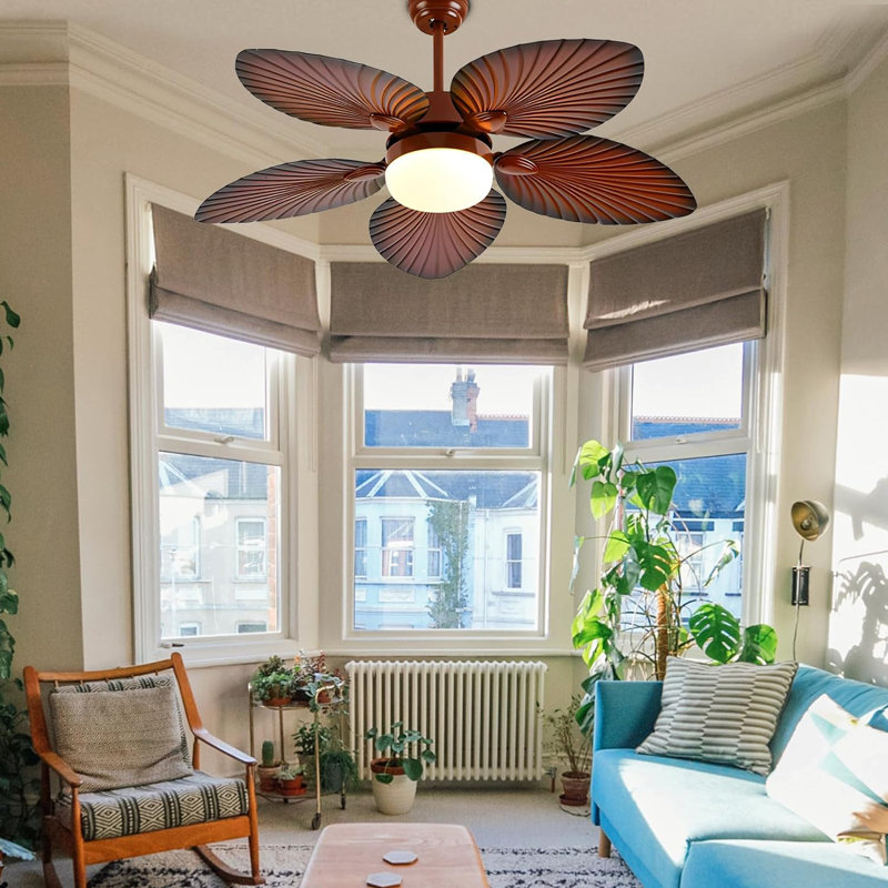 Ventilateur de plafond 52 po avec lumières DEL Radele