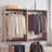 Vedz Wall Mount Closet Set, 1 Shelf 5 Hanging Rods, Melamine-114490582