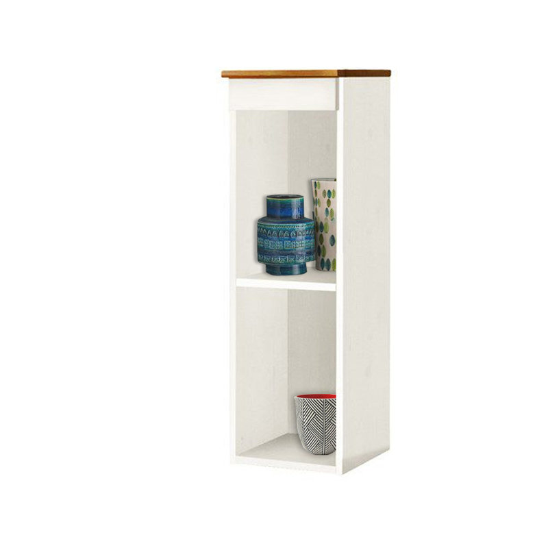 Edgarton 80cm Kitchen Pantry, White/Honey
