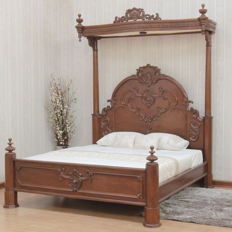 Helgeson Solid Wood Bed, Super King (6')