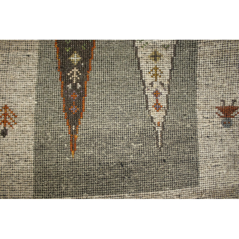 Tapis multicolore tribal 4 x 6 Indo Farhana