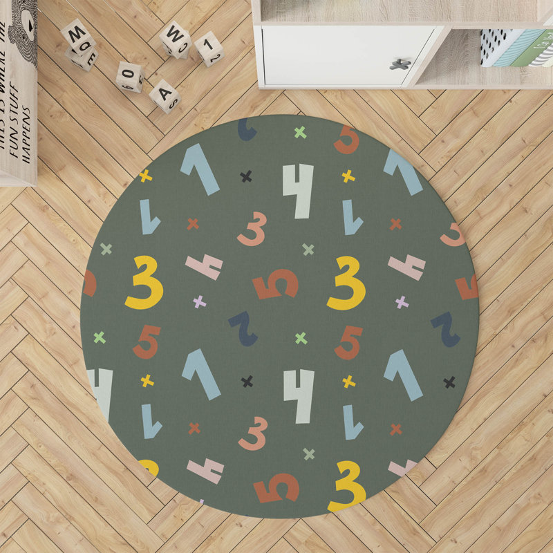 Tapis de jeu pour enfants Numéros, Chimichurri / vert