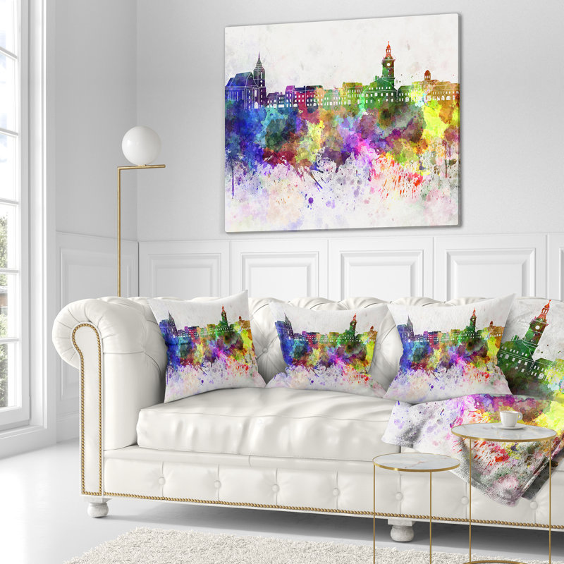 Coussin lombaire cityscape brasov horizon