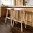 Beryl Upholstered Bar Height Stool (30in) - 2 pack, Blonde/Sesame PU Leather-1820802775-1820802774-1820802773