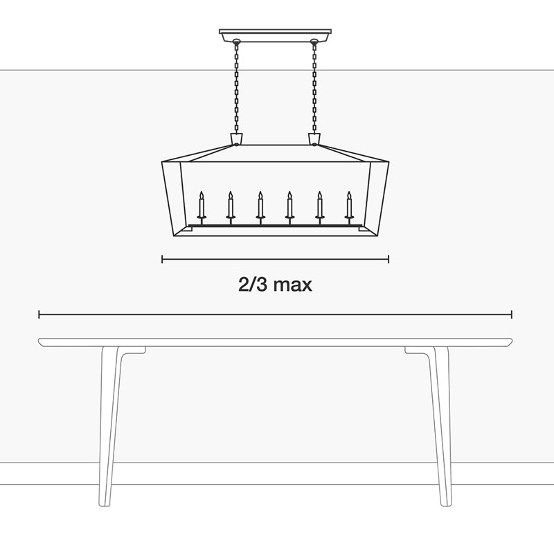 Darlana 6 - Light Kitchen Island Chandelier, Polished Nickel/Natural Rattan