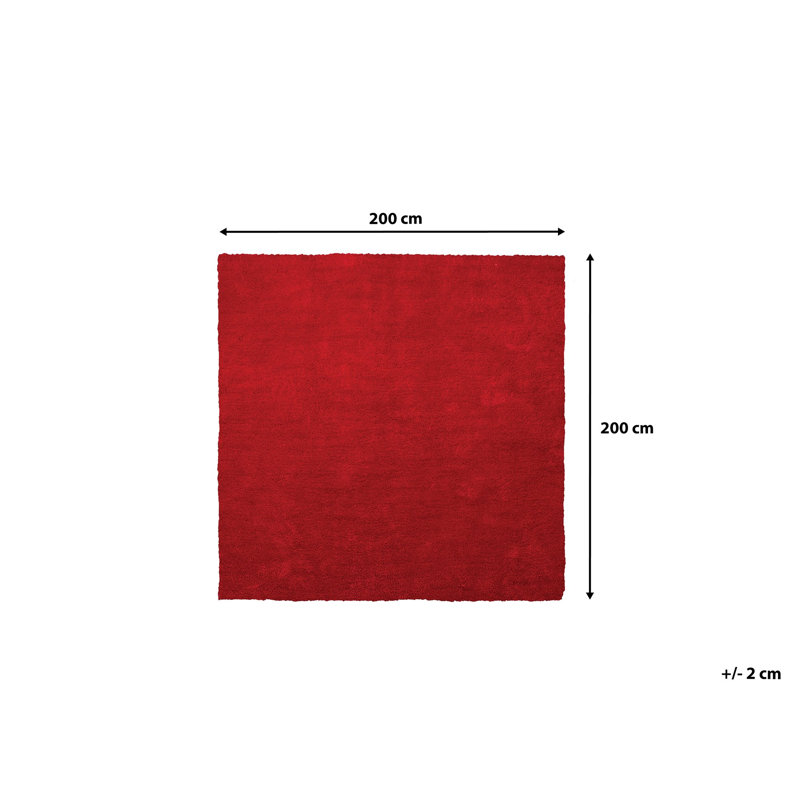 Monday Solid Colour Hand Woven Area Rug, Square 200cm