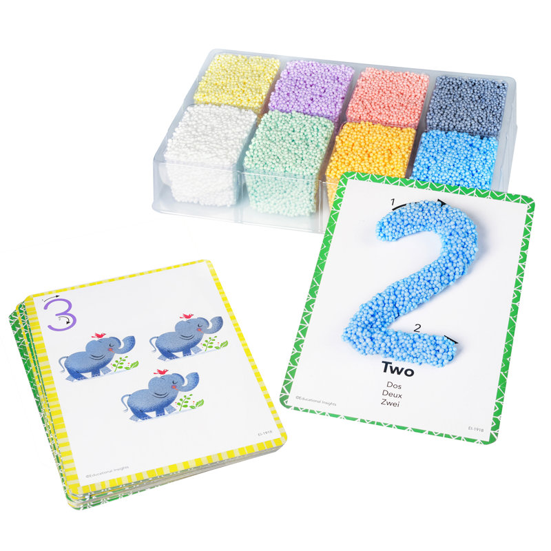 PlayFoam 21 Piece Shape and Learn Number Set