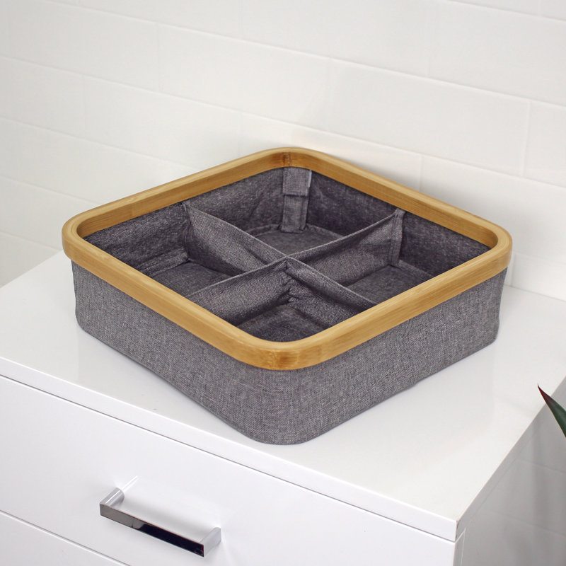 17 Stories Cotswold Fabric Decorative Basket