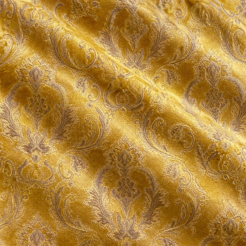 Damask Velvet | Beatrice Fabric, Gold