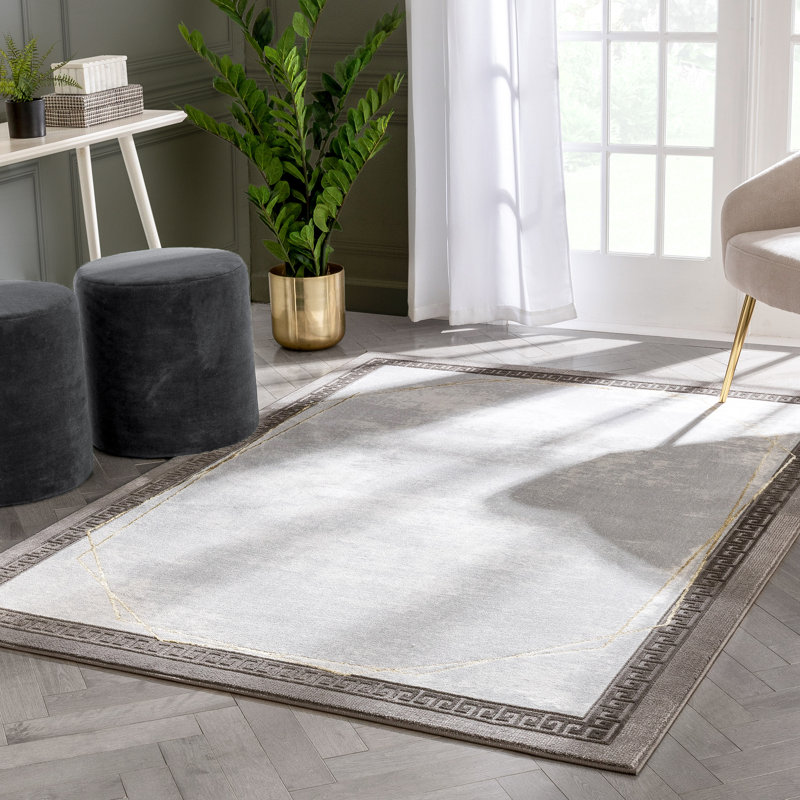 Fairmont Geometric Synthetic Area Rug, Rectangle 120 x 160 cm