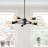 8 - Light Dimmable Sputnik Sphere Chandelier