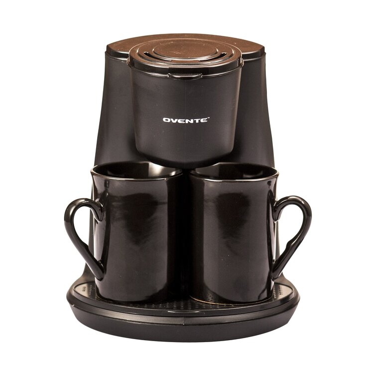  OVENTE 2-in-1 Single Serve Coffee Maker K Cup