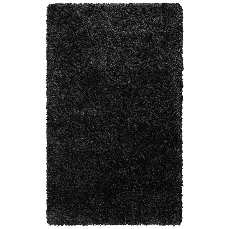 Tapis gris anthracite Arshith, Rectangle 8 pi x 10 pi
