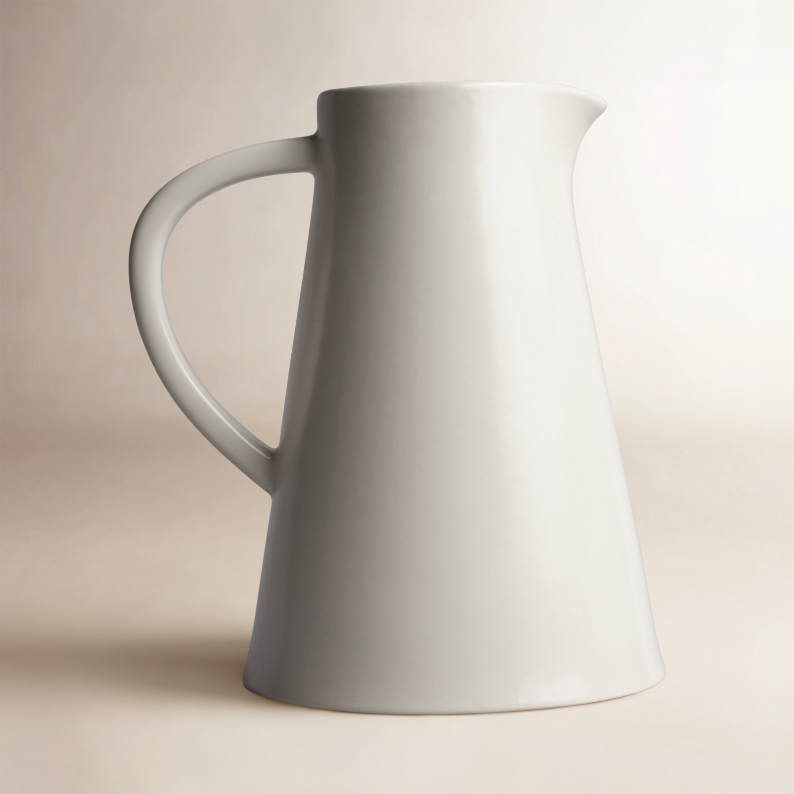 Year & Day Ceramic Pitcher, Beige