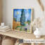 «Landscape and Nature Vincent Van Gogh's Road with Cypress and Star», reproduction d'art classique sans cadre-903022138