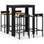 Shepardsville 40cm Solid Wood Bar Set-1643493559