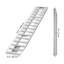 EvoNet Aluminum Foldable 94.49 in. L Modular Ramp
